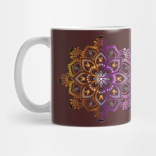 Halloween mouse ear Mandala Mug